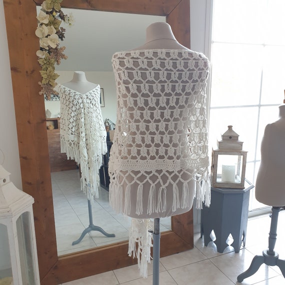 Etole de Mariée| Mousseline| Châle de Mariée| Epaules