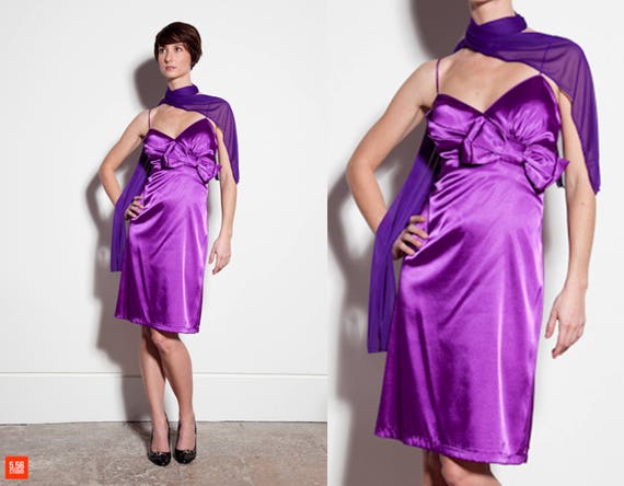 lilac cocktail dress