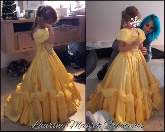 Costume, Belle et la Bête, Disney, robe, princesse, jaune