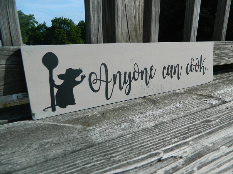 Anyone Can Cook Pallet sign Etsy