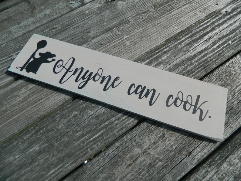 Anyone Can Cook Pallet sign Etsy