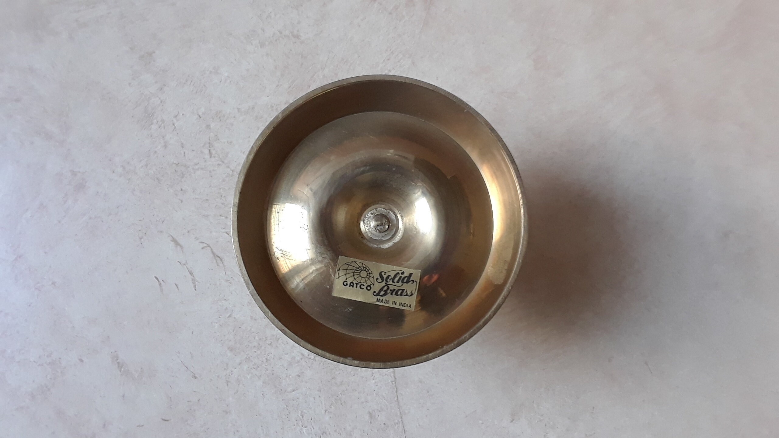 Gatco Solid Brass Candle Holder Made in India Vintage Brass Etsy