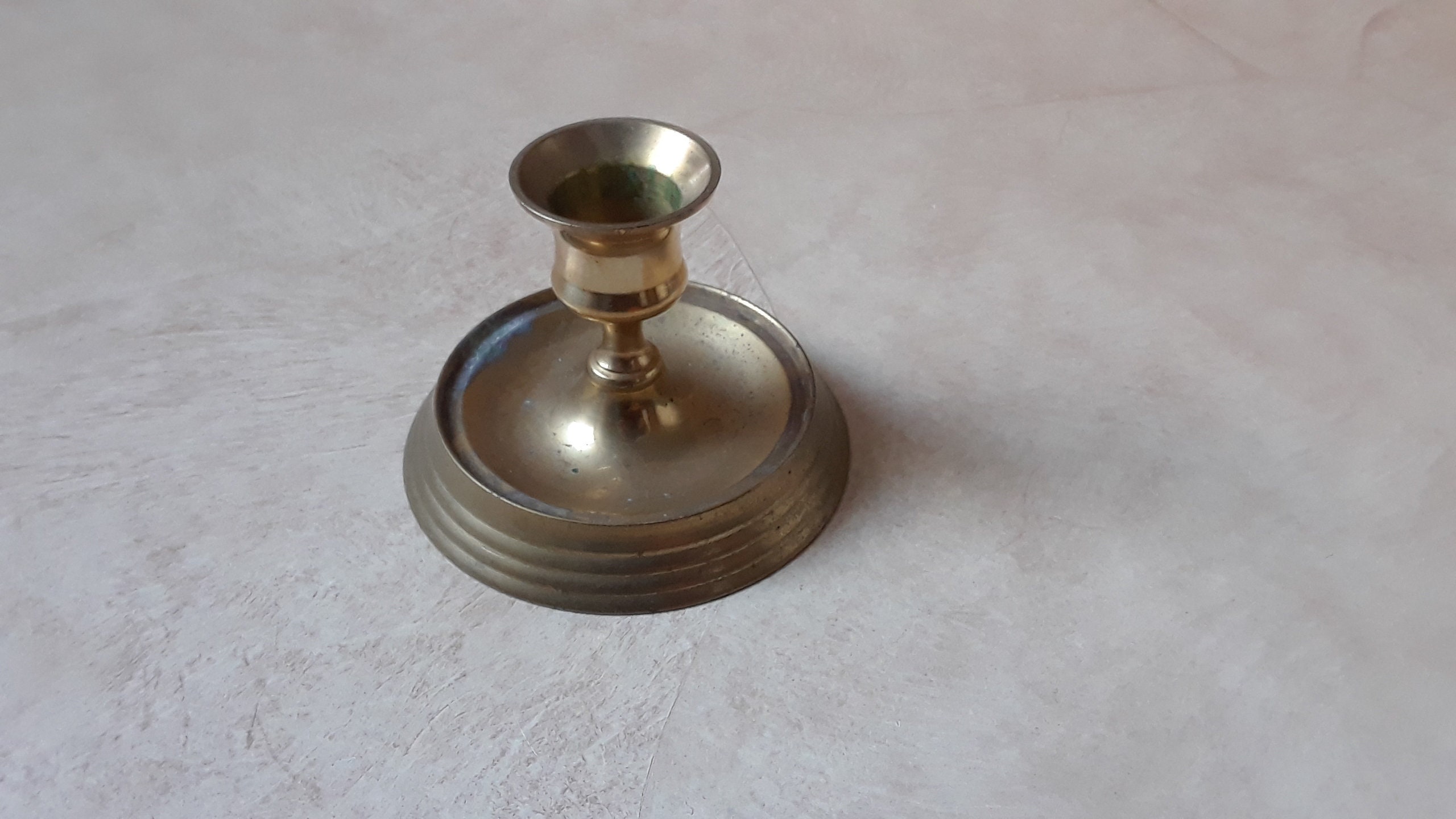 Gatco Solid Brass Candle Holder Made in India Vintage Brass Etsy New