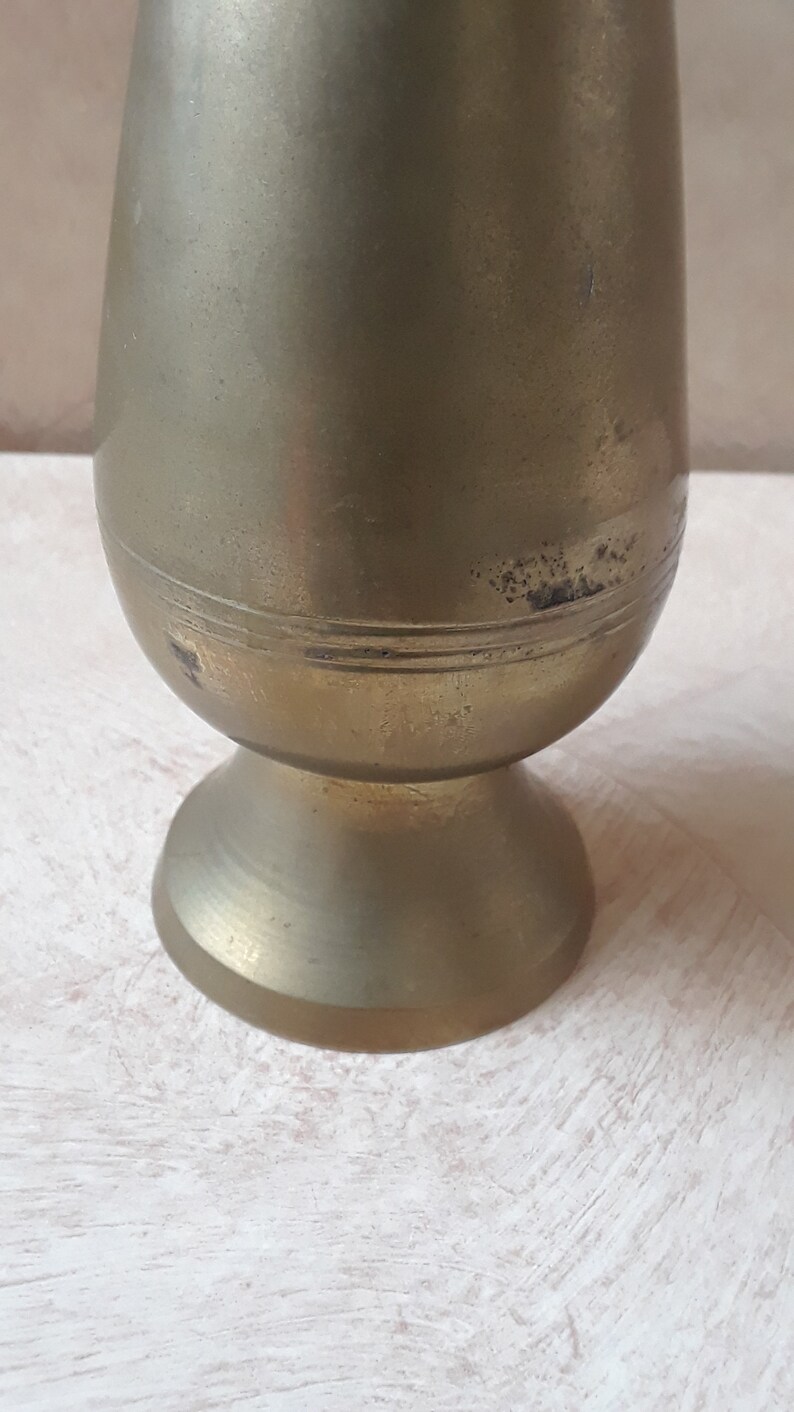 Vintage Brass Bud Vase Metal Bud Vase Brass Vase Brass Home | Etsy