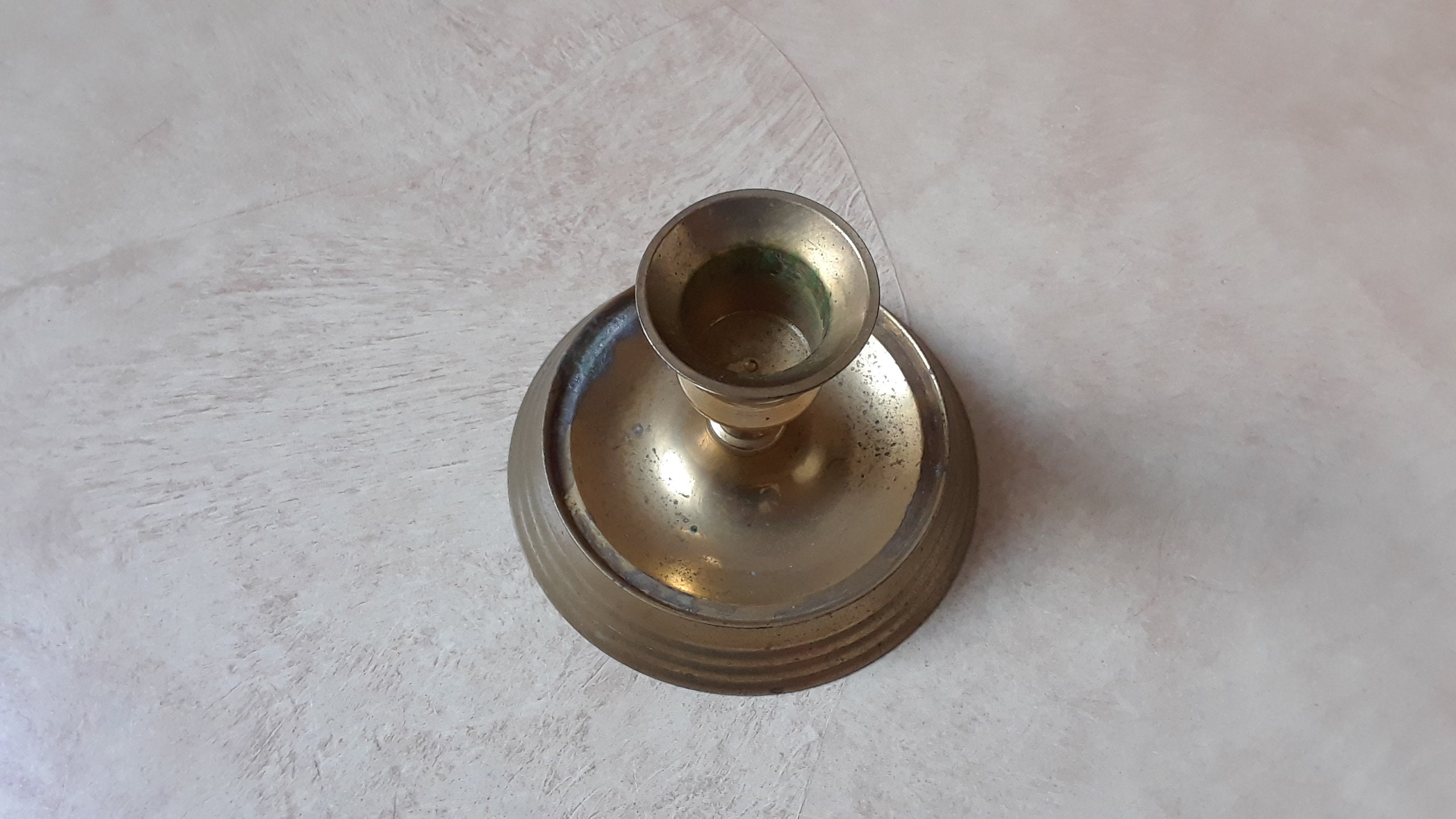 Gatco Solid Brass Candle Holder Made in India Vintage Brass Etsy