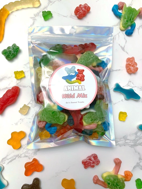 Animal Wild Mix Candy Mix GUMMY Mix Sour Sweets Etsy