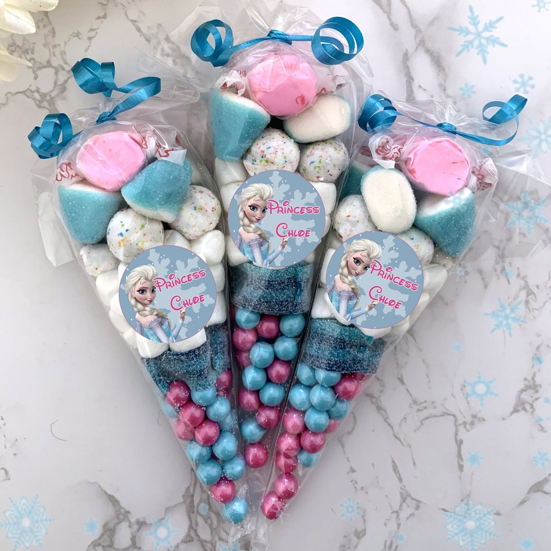 12 CUSTOM Frozen Party Favors, Custom Candy, Ice Princess, Kids Party Gift,  Elsa Birthday, Party Supplies. -  Italia