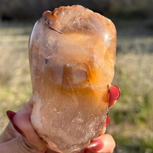 Amphibole Quartz, Rabbit Hair Quartz, Orange Rutilated Quartz, Orange Rutilated Quartz, Amphiboles, Rough Polished Amphibole, Crystal Gifts