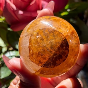 Dendritic Quartz – Golden Healer Quartz, Natural Healing Crystal, Unique Dendritic Quartz Stone, Golden Healer Crystal Gift