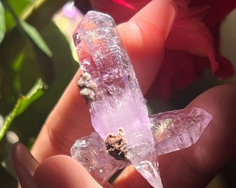 Vera Cruz Amethyst, Natural Twin Quartz, Amethyst, Purple Amethyst,  Natural Raw Crystals, Crystal Gifts, Twin Flame Gifts, MINI SIZE