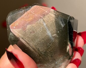 Garden Quartz free form, Lodolite, Rare Crystal collectors piece