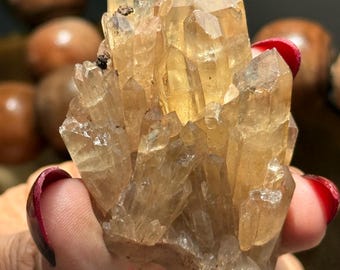 Kundalini Citrine From Africa, Natural Raw Citrine, Congo Citrine, Small