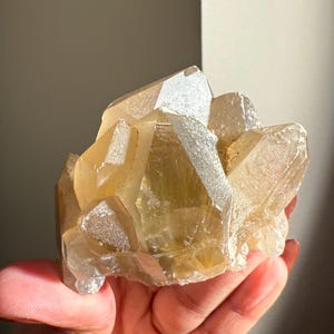 Kaninchenhaar Quarz, rohe natürliche Amphibole, Amphibol, RABBIT Haar Quarz, goldener Rutilquarz, Rutilfreie Form, gelbe Amphibole