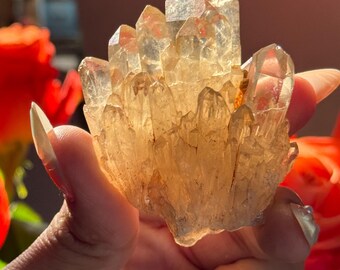Kundalini Citrine From Africa, Natural Raw Citrine, Congo Citrine, Small