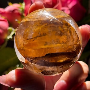 Dendritic Quartz Sphere, Girasol Quartz With Dendrites, Dendritic, Giralsol sphere Healing Crystals, Crystals, Metaphysical Crystals