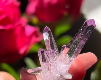 Vera Cruz Amethyst, Natural Twin Quartz, Amethyst From Mexico, Purple Amethyst, Natural Raw Crystals, Crystal Gifts, MINI SIZE