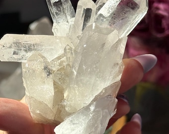Small Quartz Cluster Specimen, Brazil Clear Quartz