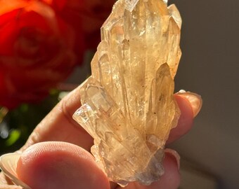 Kundalini Citrine From Africa, Natural Raw Citrine, Congo Citrine, Small