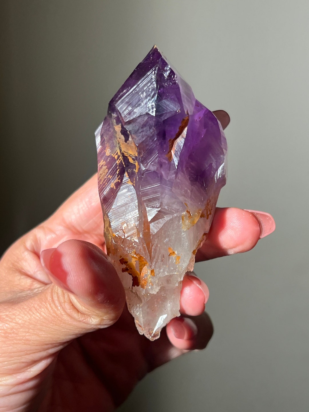 Congo Amethyst Tooth, Raw Congo Amethyst , Amethyst, Congo Amethyst