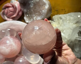 ラージスターローズクォーツスフィア、スターフラッシュローズクォーツ