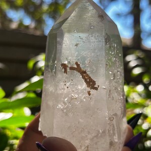 Lemurian Quarz, Kolumbianischer Lemurian Quarz, Lemurian Seed Quarz, Schallplattenhalter Quarz, Optisch Kolumbianischer Quarz, Heilende Kristalle