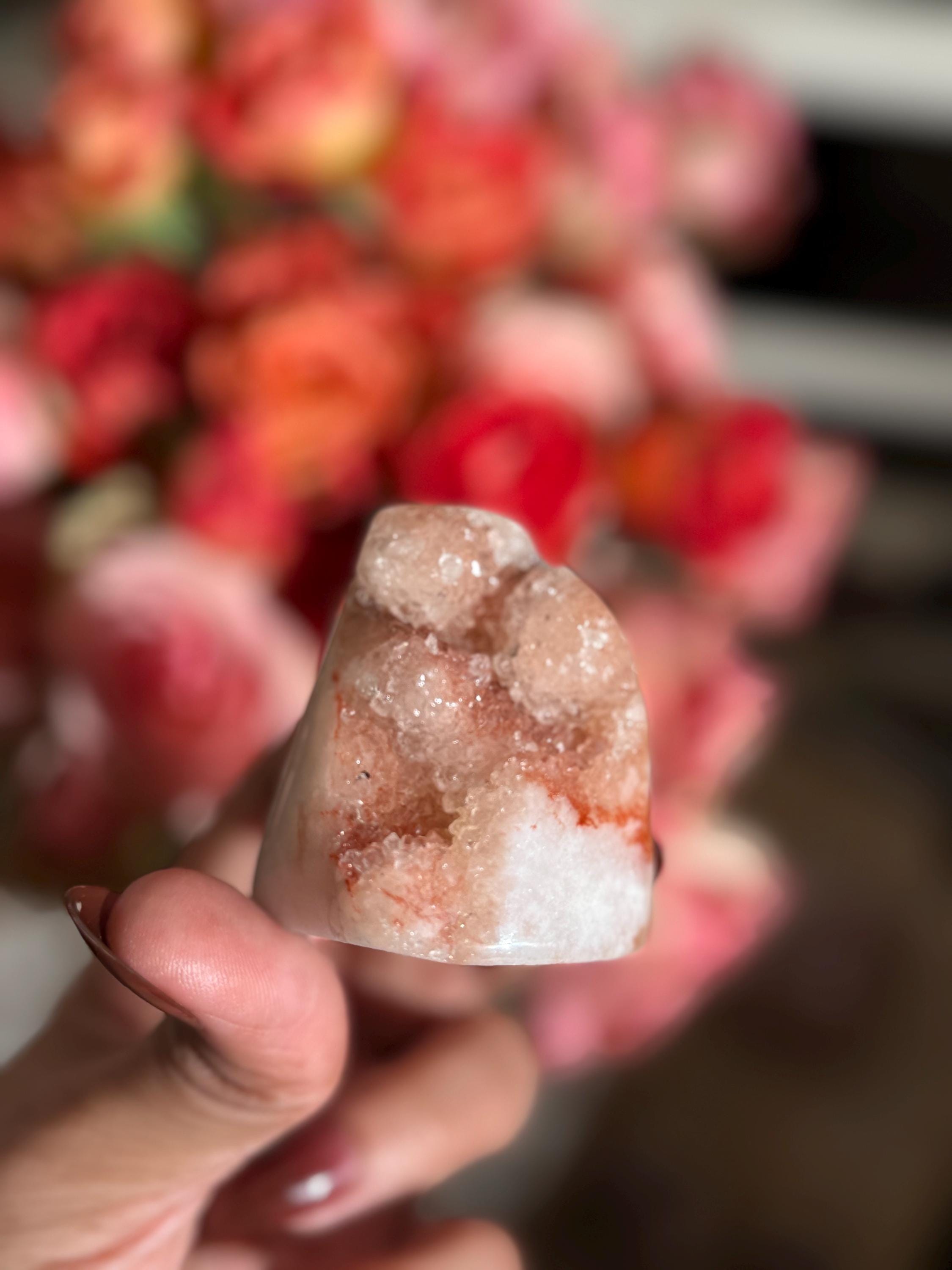 Roze amethist vrije vorm uit Brazilië, roze amethist, Crystal Gift, Druzy, Druzy Amerhyst, MINI