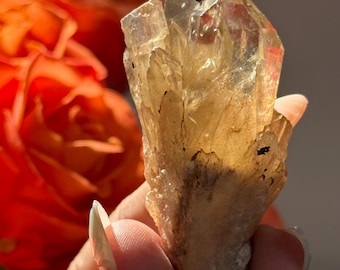 Kundalini Citrine From Africa, Natural Raw Citrine, Congo Citrine, Small