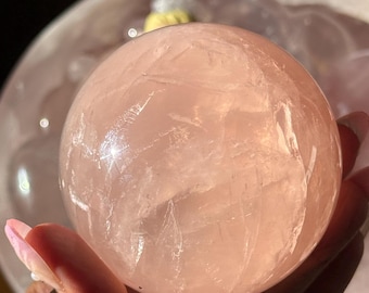 ラージスターローズクォーツスフィア、スターフラッシュローズクォーツ