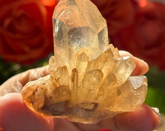 Kundalini Citrine From Africa, Natural Raw Citrine, Congo Citrine, Small