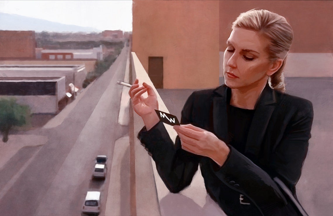 Painting Illustration of Kim Wexler From the Breaking Bad Etsy