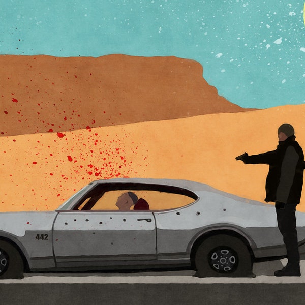 Gunshot Scene Art Etsy UK