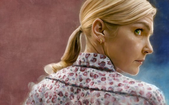 Painting Illustration Portrait of Kim Wexler From Breaking Bad 