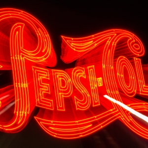 Neon pepsi sign - Etsy 日本