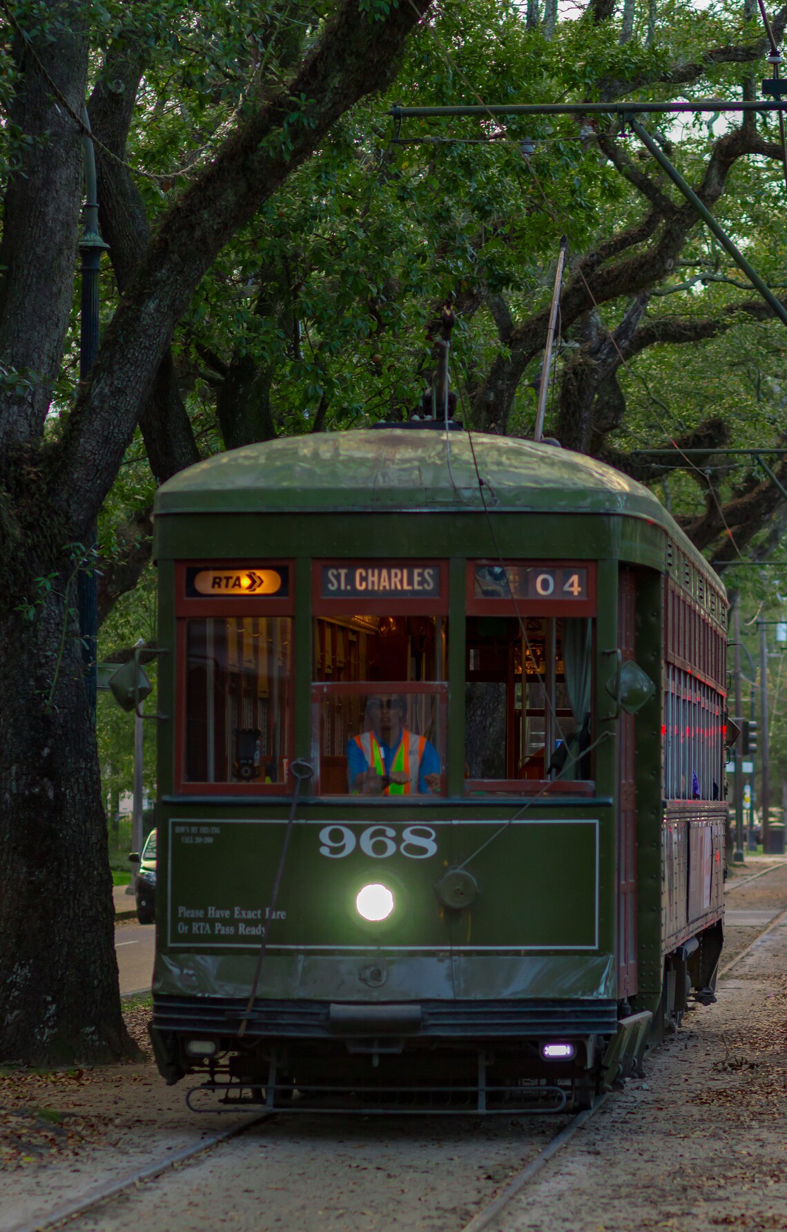 New Orleans St. Charles Streetcar Photo Etsy