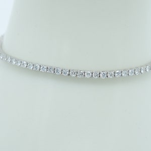 Tennis Armband, Gold Tennis Armband, zierliches Armband, Diamant Armband, Geschenk für sie, minimalistisches Armband