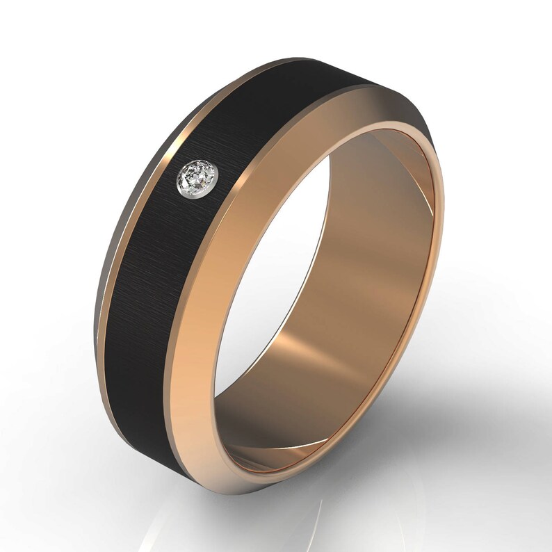 matching wooden wedding bands
