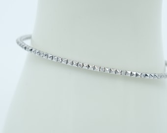 Tennis Armband, Gold Tennis Armband, zierliches Armband, Diamant Armband, Geschenk für sie, minimalistisches Armband