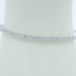 Tennis Armband, Gold Tennis Armband, zierliches Armband, Diamant Armband, Geschenk für sie, minimalistisches Armband