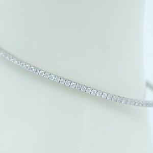 Tennis Armband, Gold Tennis Armband, zierliches Armband, Diamant Armband, Geschenk für sie, minimalistisches Armband