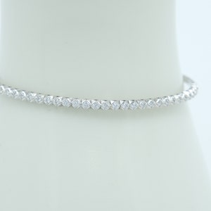 Tennis Armband, Gold Tennis Armband, zierliches Armband, Diamant Armband, Geschenk für sie, minimalistisches Armband