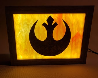 5x7 Rebel Stained Glass Lightbox