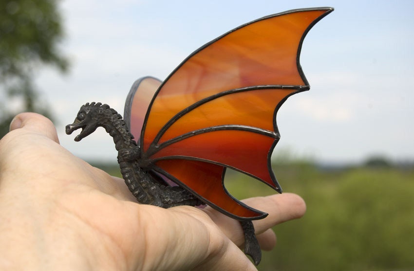 Dragon Hanging Stained Glass Sun Catcher