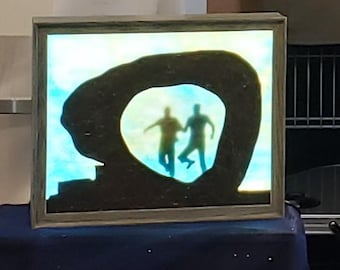 8x10 Custom Stained Glass Lightbox