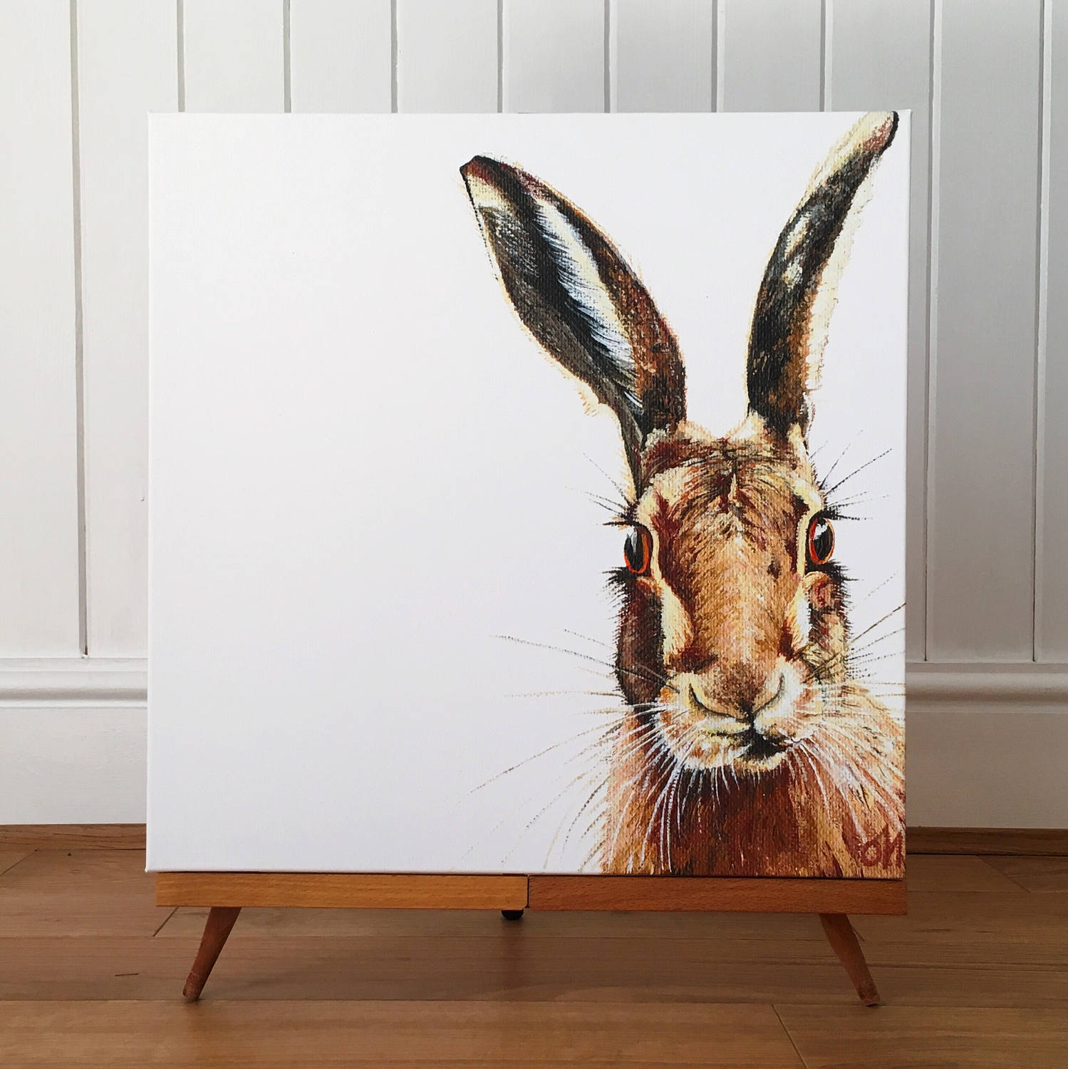 Hare Limited Edition Giclée Canvas Print Hare Art Hare Etsy
