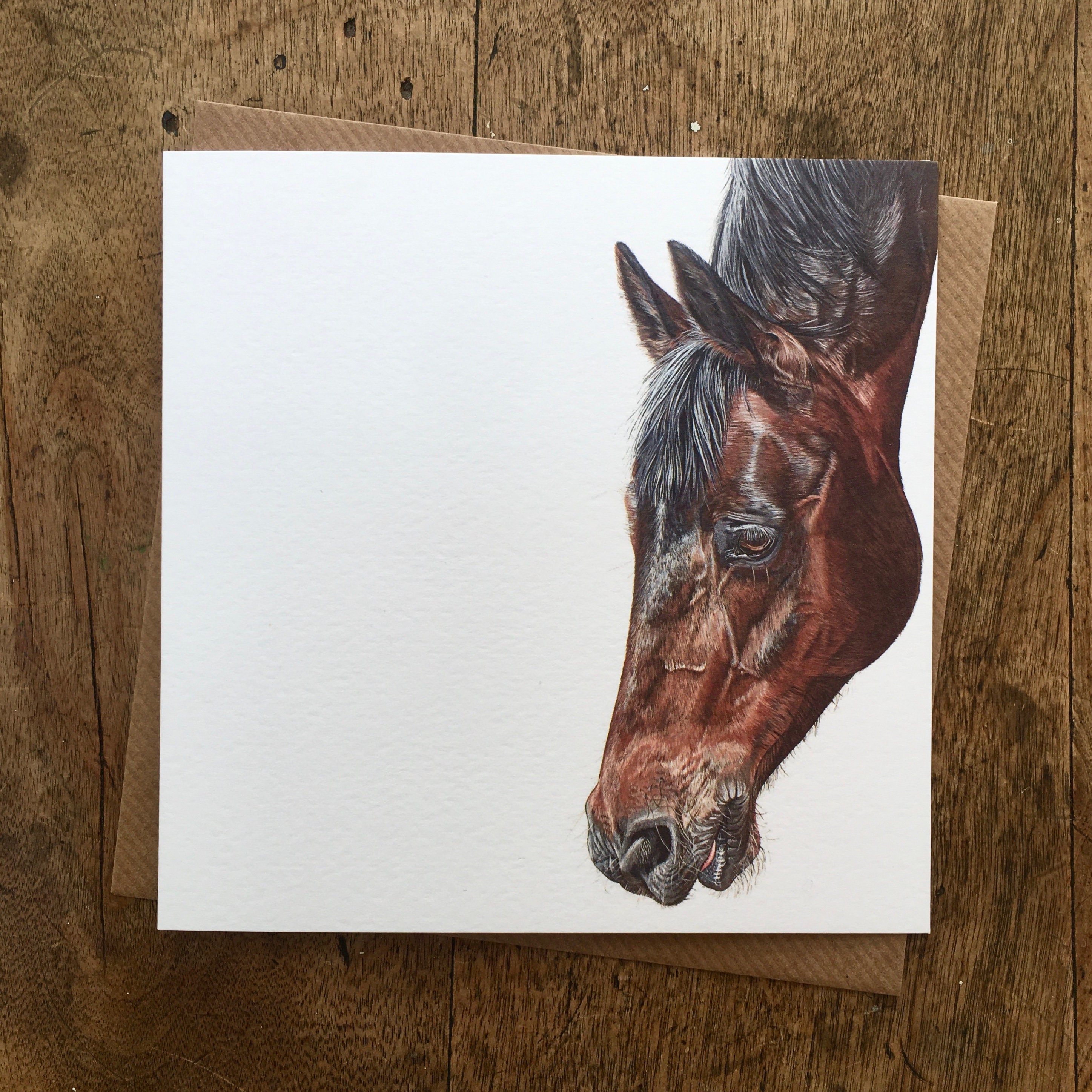 horse-greetings-card-horse-card-horse-art-horse-painting-etsy-uk