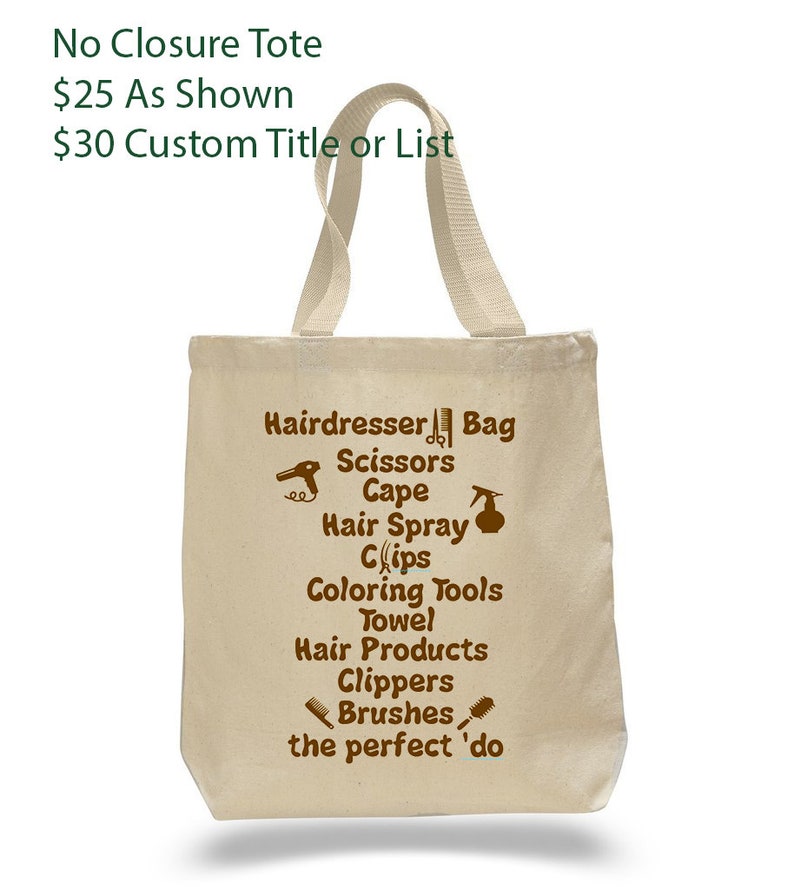 HAIRDRESSER BAG hair Stylist Tote Travel Tote Gift for Etsy