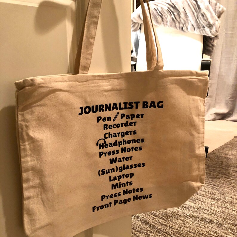 JOURNALIST BAG Messenger Bag Gift for Writer Journalist Etsy