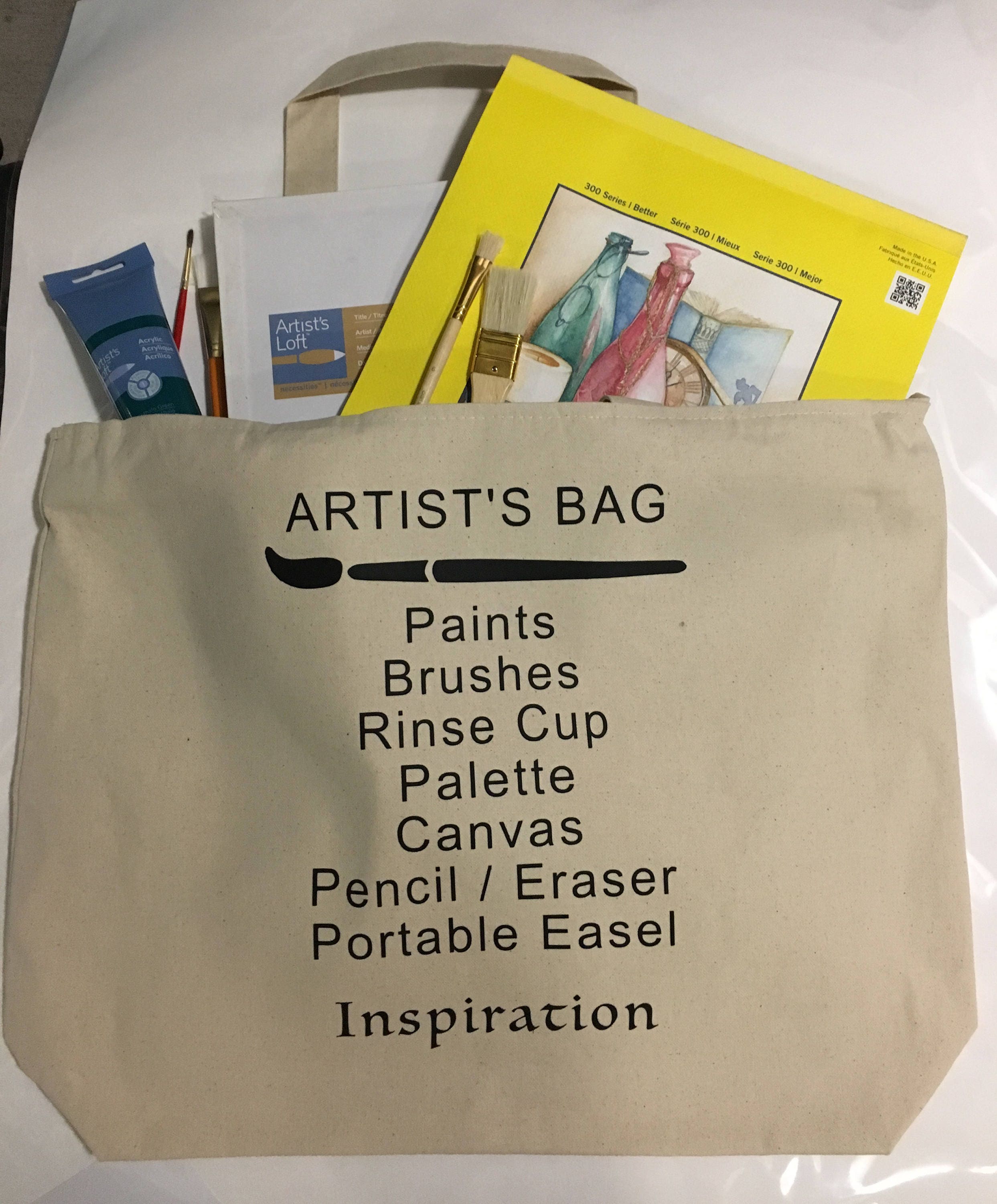 ARTIST TOTE BAG Painters Bag Painters Box Gift for a Etsy UK