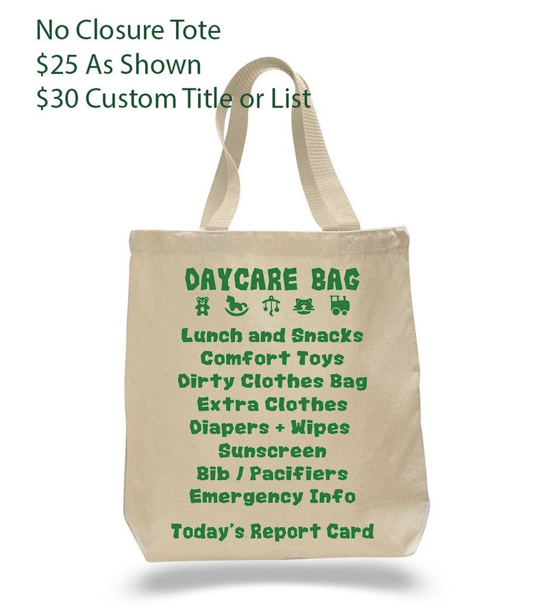 DAYCARE BAG Childcare Gift, Gift for Mom, Kids Backpack, Back to School Bag, School Bag, Personalized Bag, Personalized Gift, Free Shipping image 2