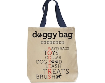 Doggy Daycare Canvas Tote Bag, Dog Lover Gift